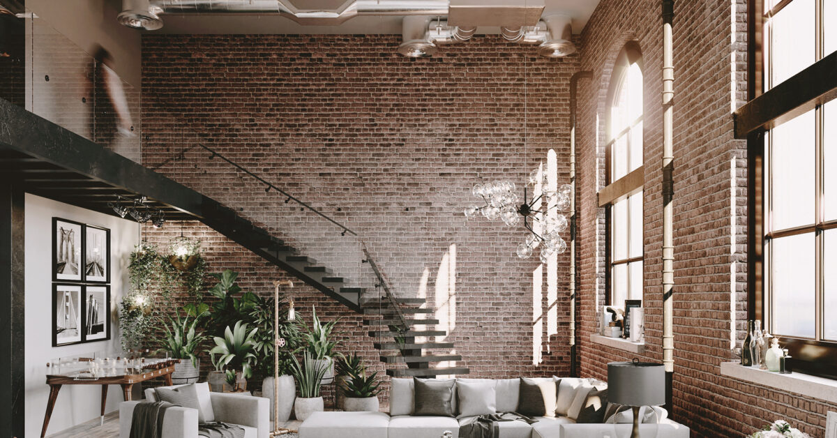 Loft With Brick Walls